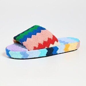 NWT! Missoni Cecil Open Slippers Terry Cloth Size XL